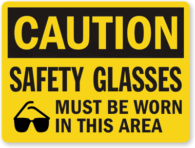 ANSI approved prescription safety glasses
