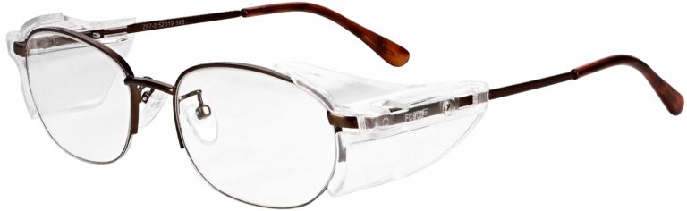 Model RX-180 Safety Glasses in Brown RX-180 Available in 2 sizes