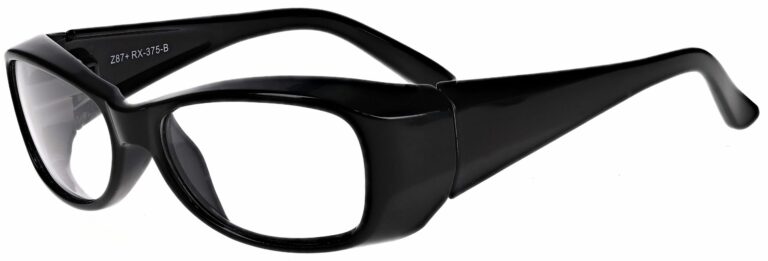 Model RX-375 Safety Glasses in Black RX-375-BK