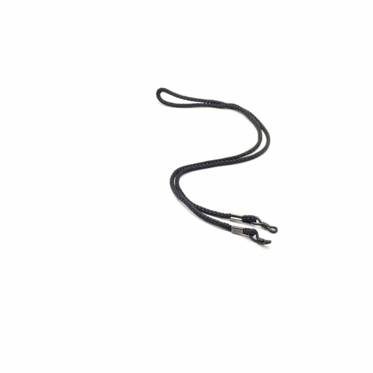 Black Cloth String Retainer Cord, #ACC-110
