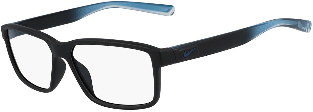 Nike 7092 014 Matte Black Fade Frame Matte Black Fade Lens Angled Side Left