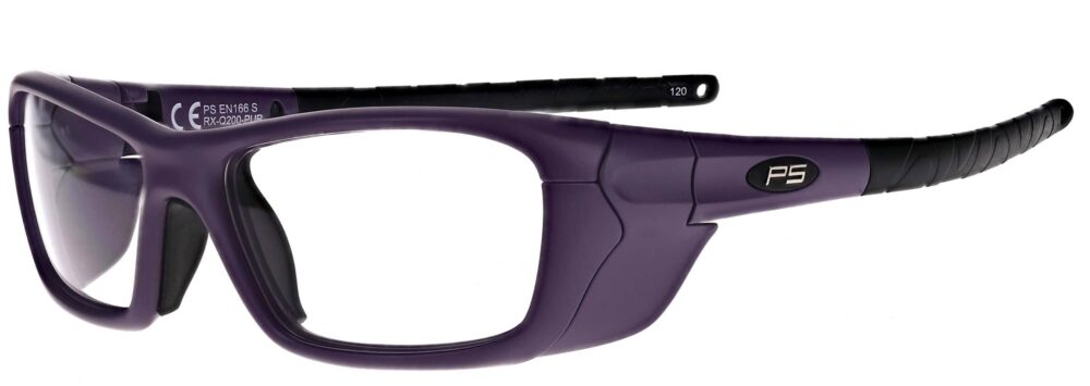 Model RX-Q200 Plastic Safety Glasses in Purple RX-Q200-PUR