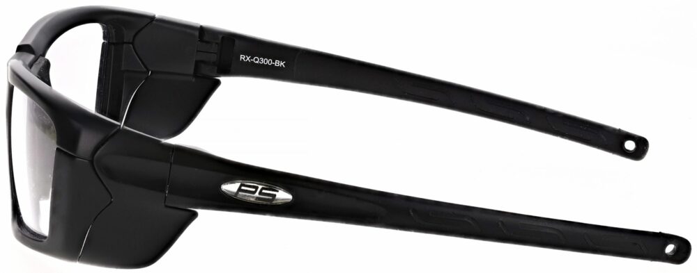 Model RX-Q300 safety glasses in black RX-Q300-BK