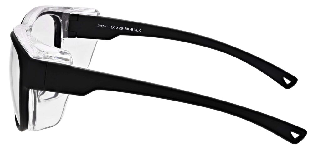 Model RX-X26 Safety Glasses in Black RX-X26-BK