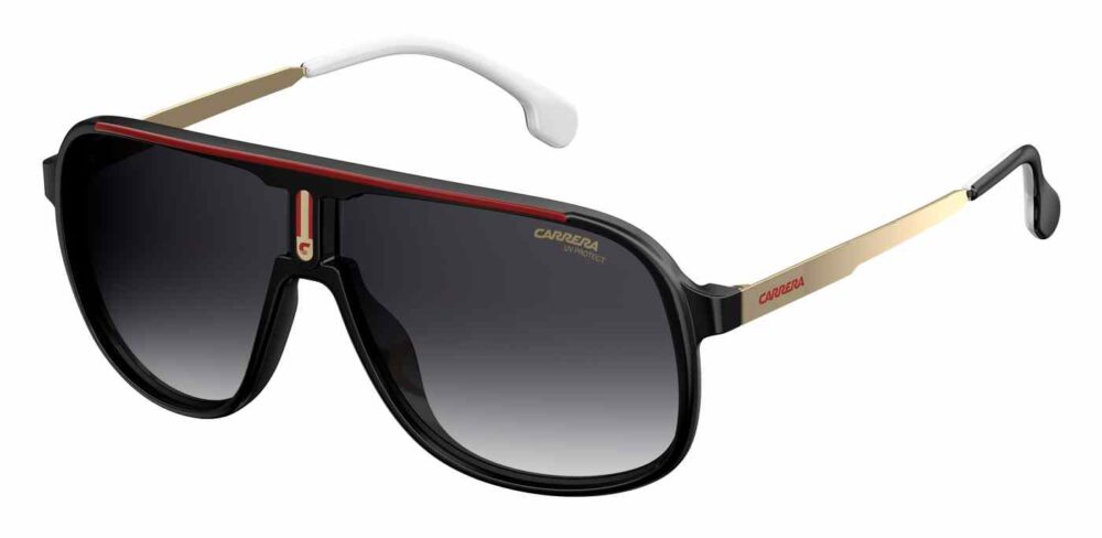 Carrera 1007S Sunglasses Black Angle Side Left