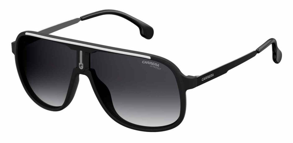 Carrera 1007S Sunglasses Matte Black Angle Side Left
