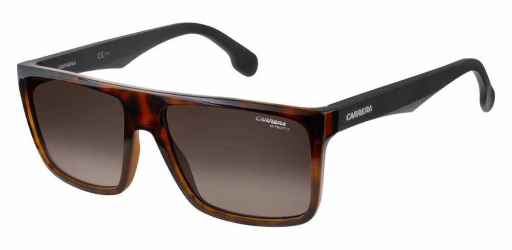 Carrera 5039S Sunglasses Havana Angle Side Left
