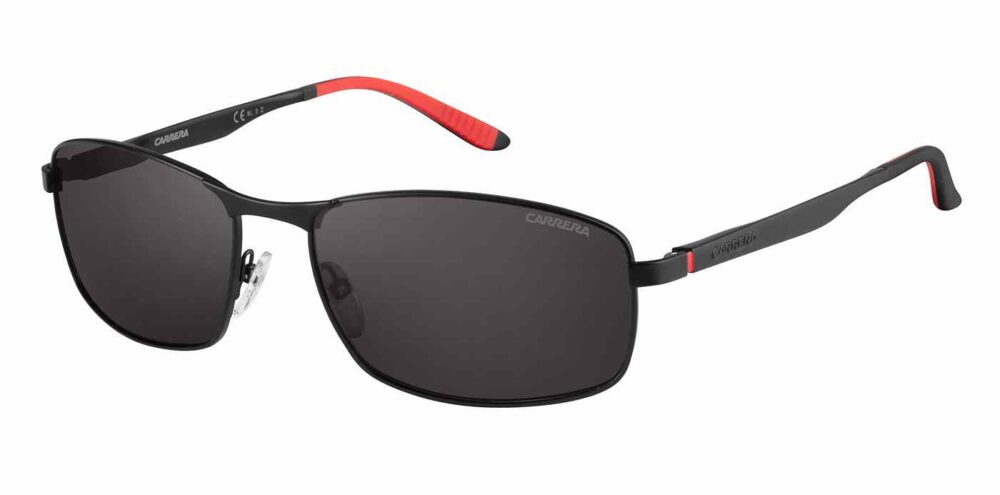 Carrera 8012S Sunglasses Matte Black Angle Side Left