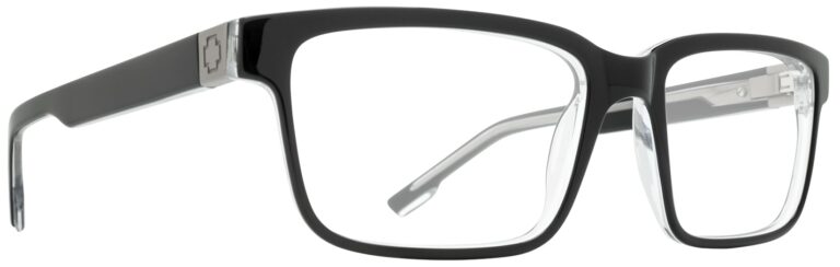 Spy Rafe Eyeglasses in Black/Clear