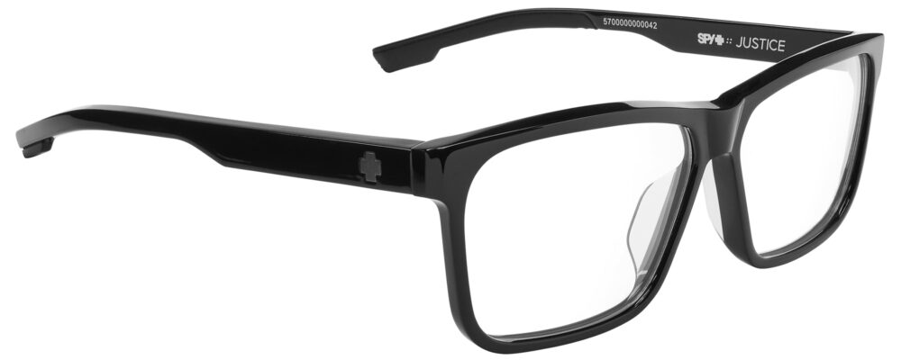 Spy Justice Eyeglasses in Gloss Black/Gunmetal