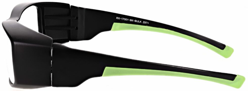 Model RX-17001-BK safety glasses in Black RX-17001-BK
