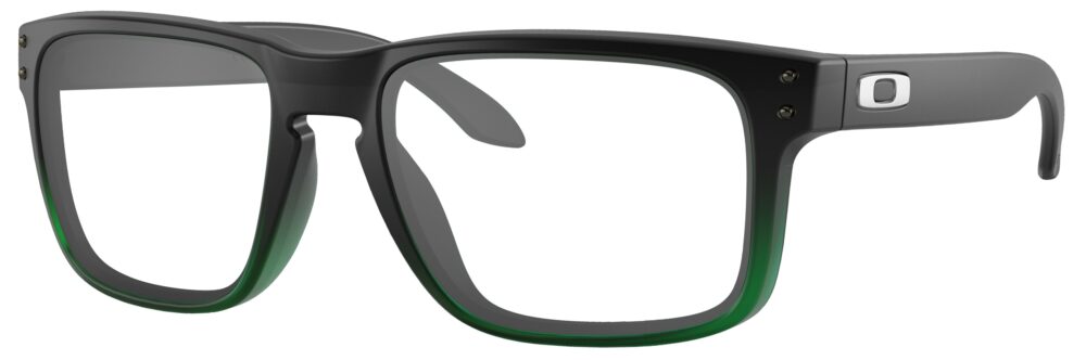 Oakley Holbrook Glasses in a Jade Fade frame. Angled left