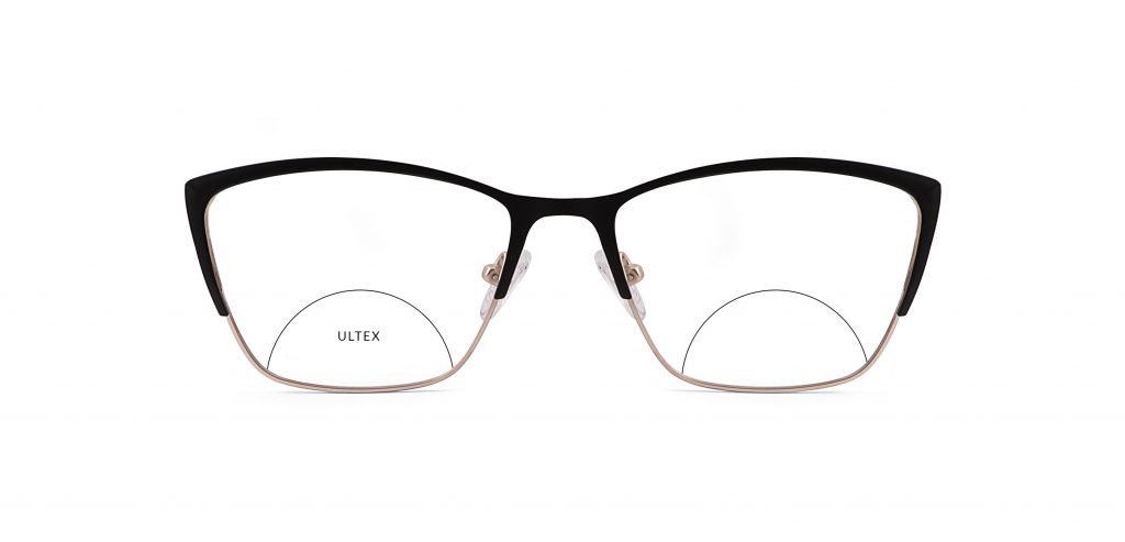 Ultex-bifocals-wide-reading-range- round-segment-for-peripheral-vision- top-for-distance -baseball segment