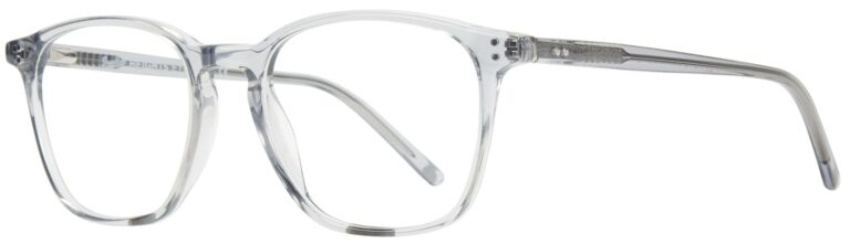 Brooklyn Heights Lafayette Eyeglasses, Gray frame. Angled left