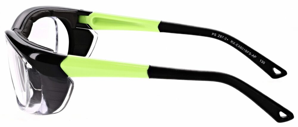 Model RX-EX601 Safety Glasses in Matte Apple Green RX-EX601BFS-AP