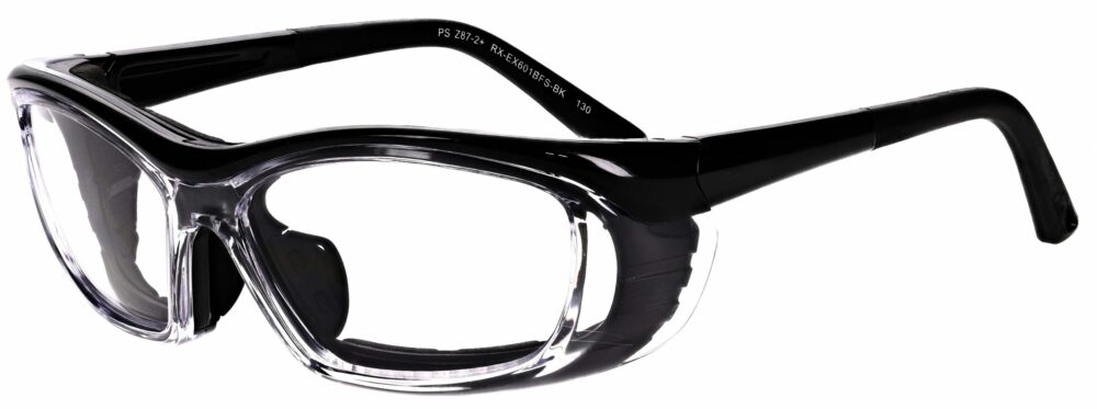Model RX-EX601 Safety Glasses in Black RX-EX601BFS-BK