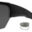 Wiley X Saint in Matte Black Frame with Smoke Gray and Clear Lenses, Swatch