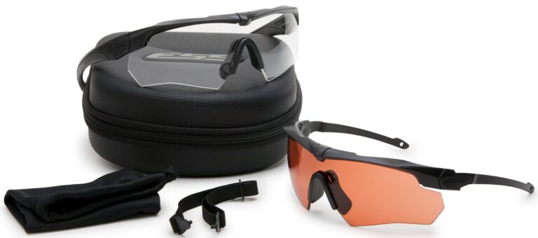 ESS Crossbow Suppressor Kit in Matte Black Frame with Clear and Hi-Def Copper Lens, all items