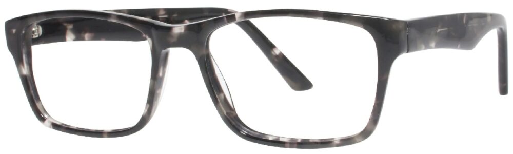 Eight to Eighty Dennis Eyeglasses, Tortoise frame. Angled left