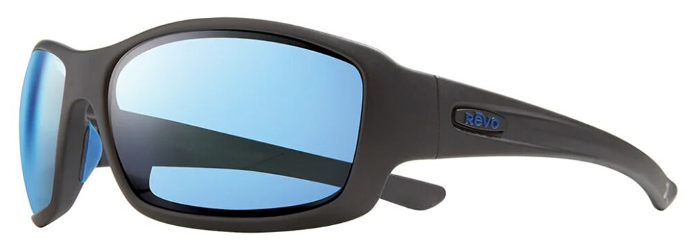 Revo-Maverick-Sunglasses-Matte-Black-Blue-Water-Angle-Left
