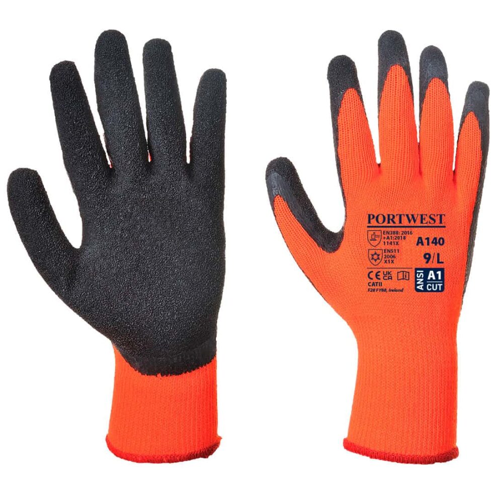 Portwest-A140-Thermal-Safety-Glove-Black-Orange