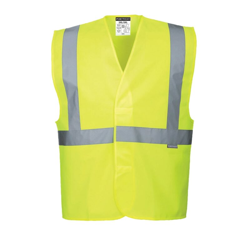 Portwest-C472-Safety-Vest-Yellow-Front