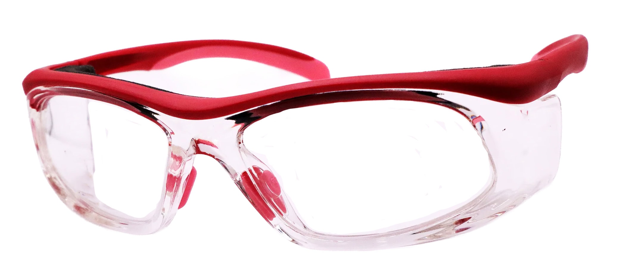 Titmus SW06E Prescription Safety Glasses, angle left, Rose