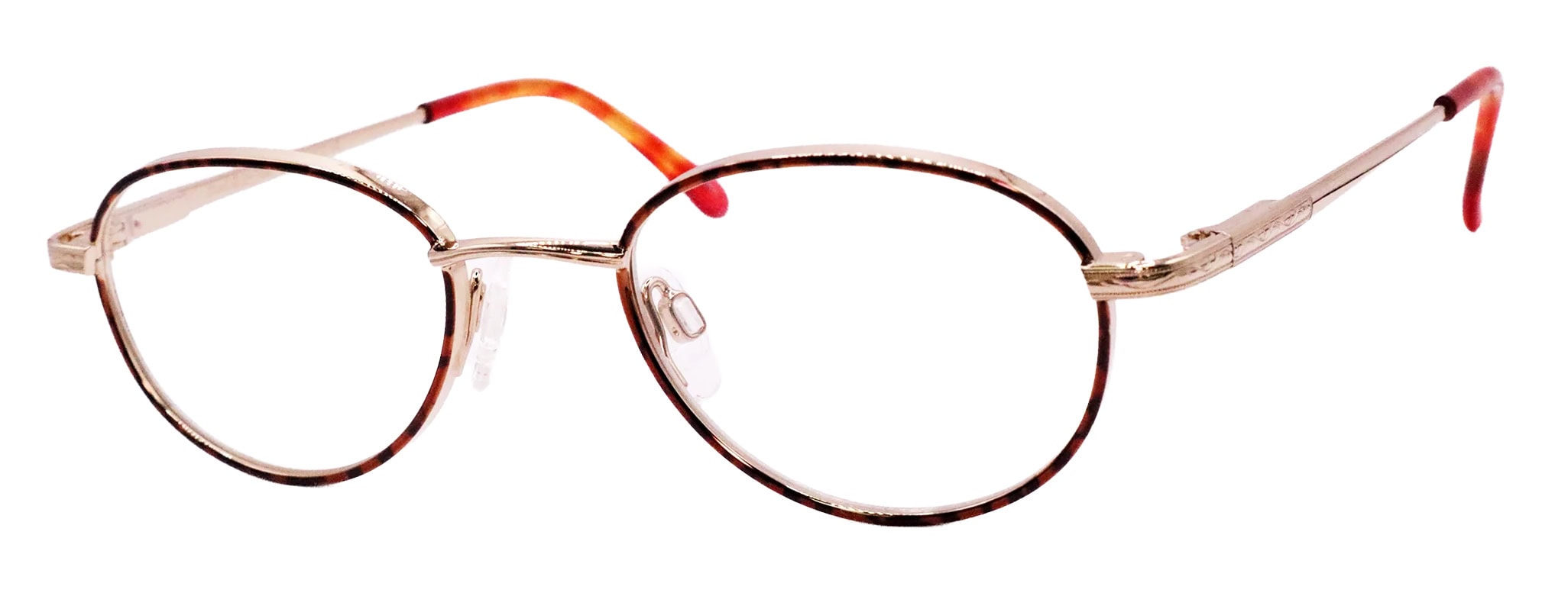 Titmus EXT4 Prescription Safety Glasses, angle left, Tortoise