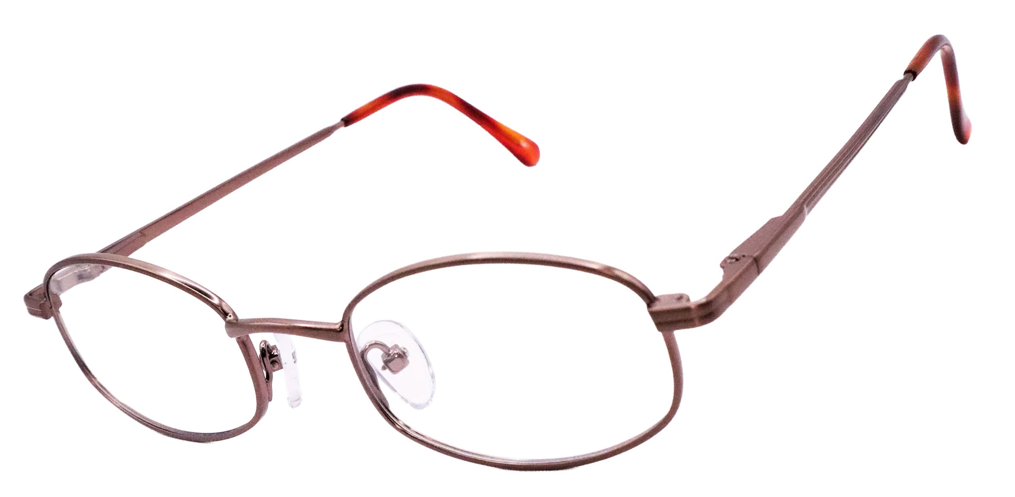 Titmus TR303S Prescription Safety Glasses, angle left, Brown