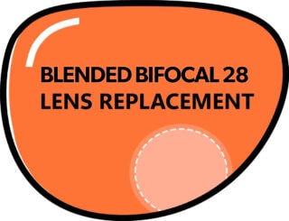 Blended Bifocal 28 Lens Replacement