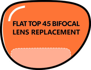 Flat Top 45 Bifocal Lens Replacement