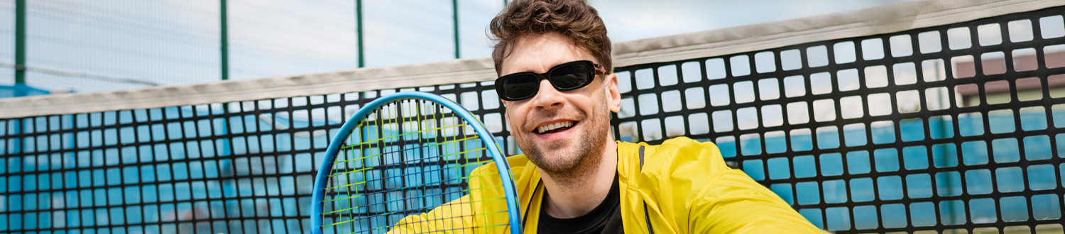 Tennis Glasses Top Banner