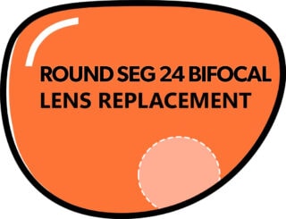 Round Seg 24 Bifocal Lens Replacement