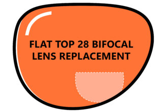 Flat Top 28 Bifocal Lens Replacement