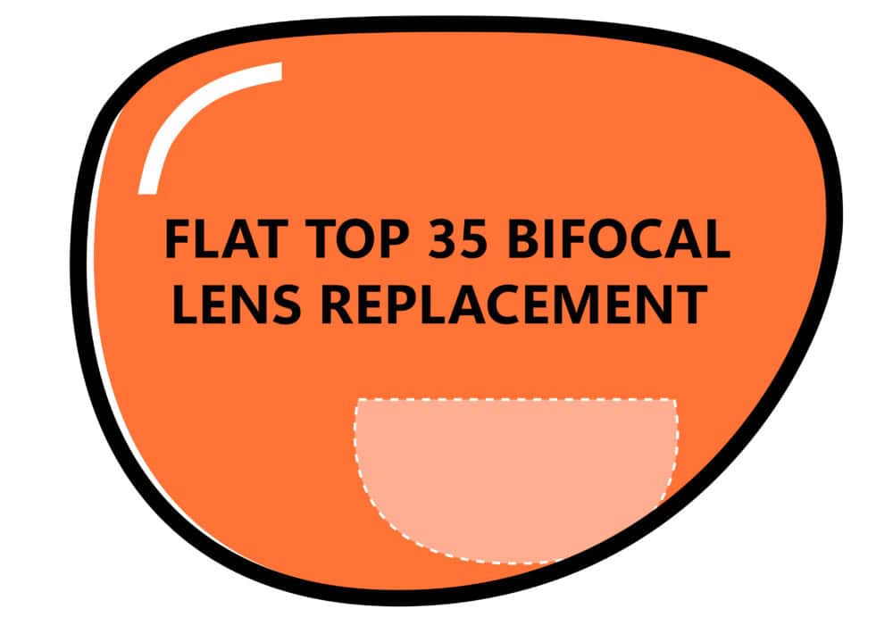 Flat Top 35 Bifocal Lens Replacement