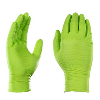 Gloveworks RDT Green Nitrile PF Ind Gloves