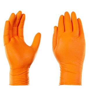 Xtreme DT Orange Nitrile PF Ind Gloves
