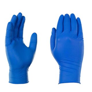 Gloveworks RDT Royal Blue Nitrile PF Ind Gloves