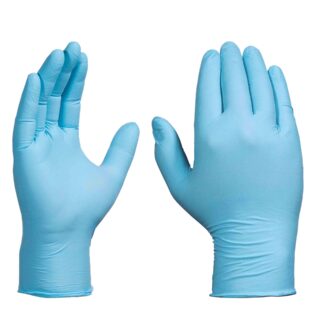 Gloveworks Blue Nitrile PF Ind Gloves