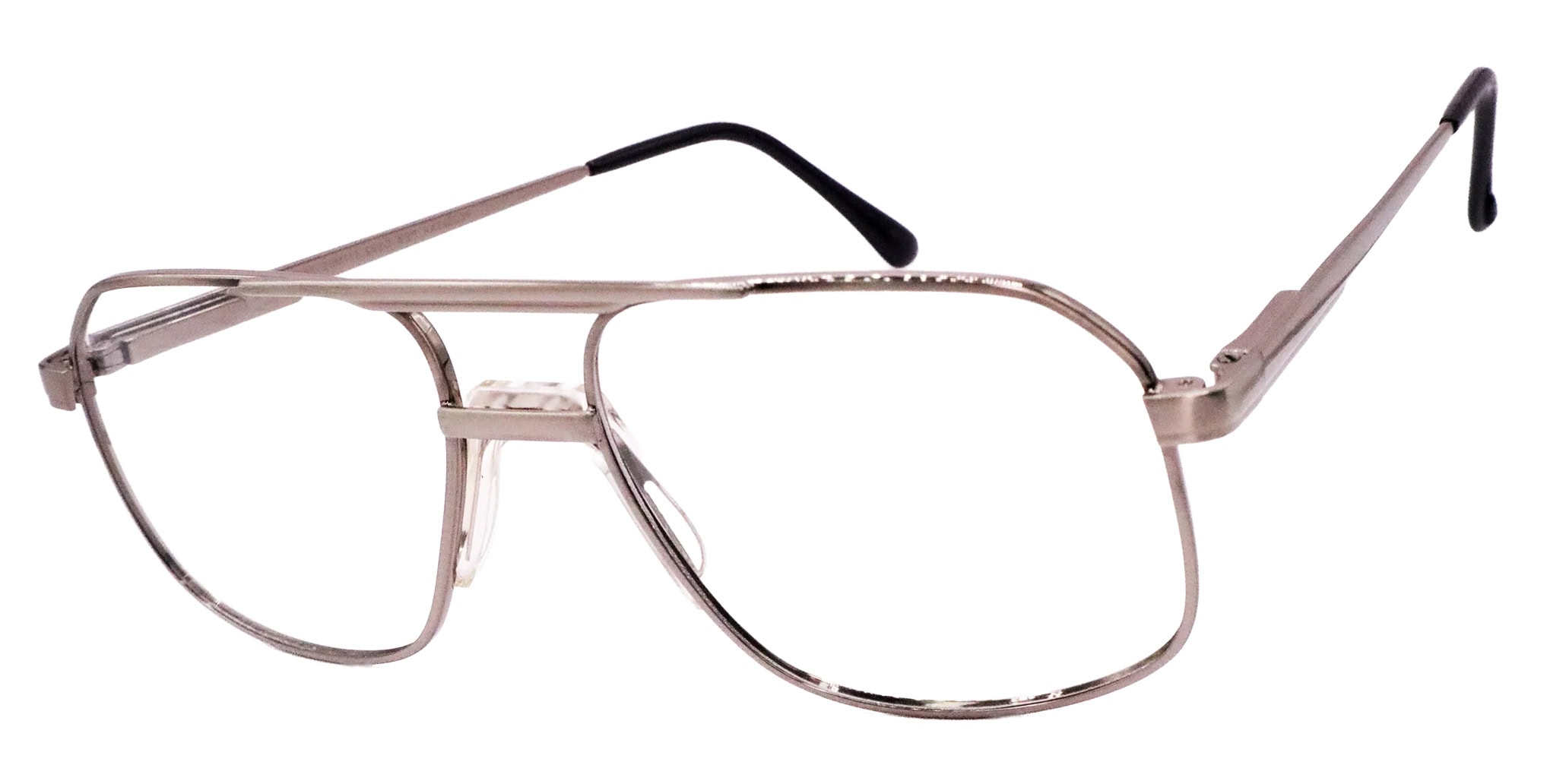 Titmus PC250SWA Prescription Safety Glasses, angle left, Pewter