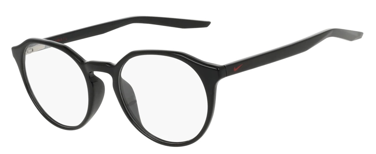 Nike 5077 Glasses, Black. Angle-left.