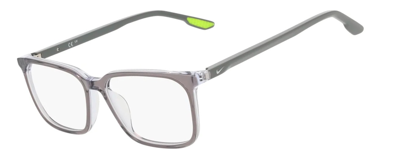 Nike 7184 Glasses, Smoke/Clear Laminate. Angle-left.