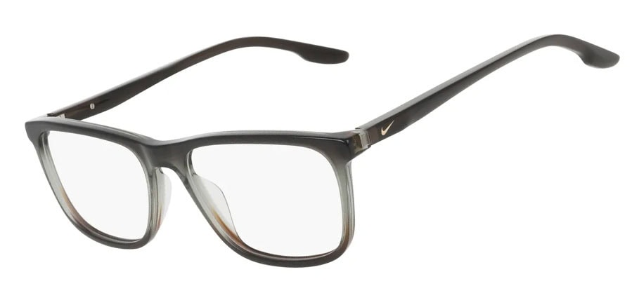 Nike 7185 Glasses, Smoke/Mocha Gradient. Angle-left.