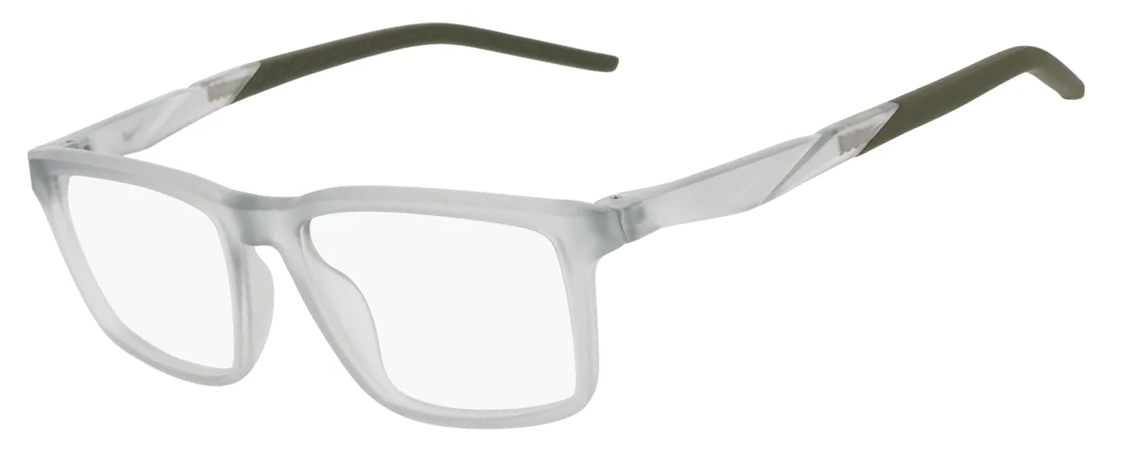 Nike 7295 Glasses, Matte Wolf Grey. Angle-left.