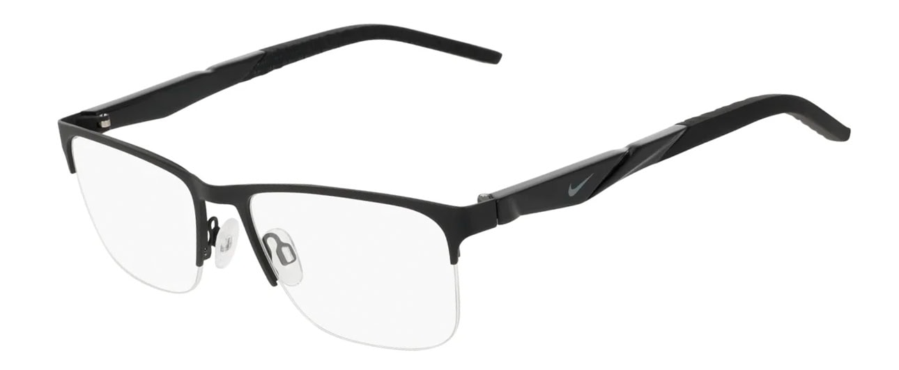 Nike 8196 Glasses, Black. Angle-left.